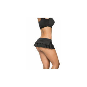 Jupette double fronce Black 